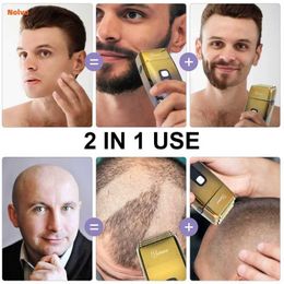 Electric Shavers Portable Mini Powerful Electric Razor Wet Dry 3-Blade Waterproof MenS Electric Shaver Beard Trimmer Rechargeable Head Shaver Q240525