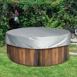 Round Swimming Pool Cover Bathtub Cover Outdoor Anti-UV Protector Spa Hot Tub Dust Waterproof Oxford Covers Pool Accessories