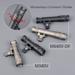 Tactical SureFire Offset Flashlight M340C M640DF M340V M640V Strobe Mini Scout Light PRO Compact LED Airsoft Weapon Light