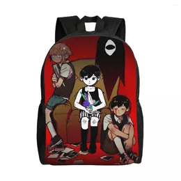 Backpack Omori Sunny Video Games For Women Men Water Resistant College School Bag Print Bookbag