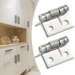 Bath Accessory Set Self Closing Stainless Steel Spring Door Hinge Hardware Durable And Practical Brushed Finish 11 5 22 Inch