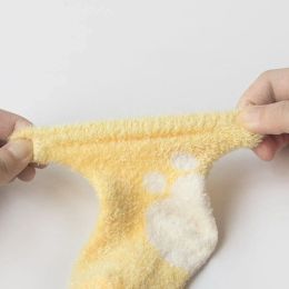 Baby Girls Boys Winter Warm Thicken Socks Newborn Fur Velvet Anti Slip Solid Floor Socks for Kid Infant Cute Clothes Accessories