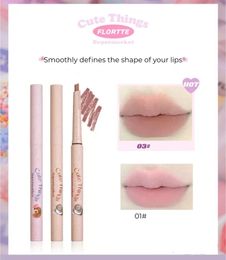 FLORTTE Lipstick Pencil Lip Liner Contouring Lip Shaping Nude Lip Pen Cover The Base Of Lip Colour 5Colors Makeup 240517