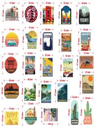 50PcsPack Travel City Landscape Waterproof Stickers for Water Bottle Laptop Planner Scrapbook Phone Desk Computer Wall Skateboard6467658