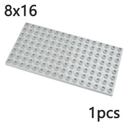 8x16 Dots Big Sizes Double Sided BasePlate Building Blocks Toys DIY Large Assembly Bricks Plastic Plates Comptatible Figures