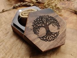 Party Supplies Tree Of Life Wedding Personalised Engraved Ring Box Proposal Bearer I Do Custom Design Wooden Initials Name Date Mr And Mrs