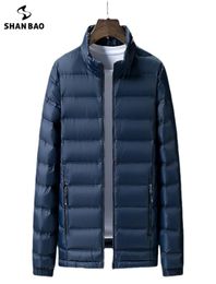 Men039s Down Parkas 5xl 6xl 7xl 8xl Plus size Giacca leggera marca autunnowinter marchio giovanile casual collare pazzo di anatra bianca 3706723