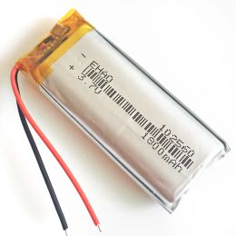 3.7V 1800mAh Lithium Polymer LiPo Rechargeable Battery 102560 For Mp3 GPS PAD DVD E-book Bluetooth Speaker Recorder LED Light