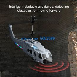 Obstacle Avoidance Mini Remote Control Helicopter 6-Axis Gyroscope HD Camera Smart Hovering Gesture Sensing Light RC Helicopter