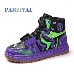 Casual Shoes PARZIVAL Men Sneakers High Top For Wild Sports Male Vulcanize Outdoor Autumn Winter Zapatillas Hombre