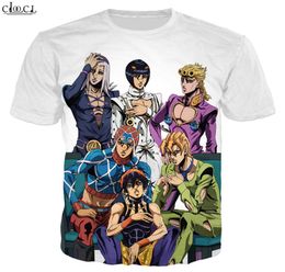 Summer New Style Anime JoJo039s Bizarre Adventure T Shirt Unisex 3D Print Short Sleeve Men Women Casual Plus Size Streetwear Te4319979