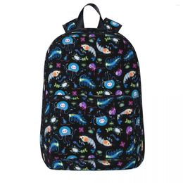 Backpack Zooplankton Large Capacity Student Book Bag Shoulder Laptop Rucksack Waterproof Travel Children School