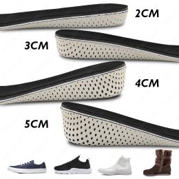 Memory Foam EVA Height Increase Templates Insole 2-5cm Breathable Ultra Light Elevated Sports Insoles For Men Women Shoes Insert