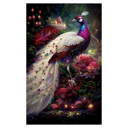 Gorgeous Peacock DIY Cross Stitch Embroidery Kit Living Room Home Decorative Painting 11CT 9CT Printed Needlework Handicraft