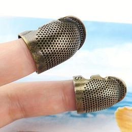 Household Sewing Tools Accessories Retro Thimble Needles Finger Protector Antique Thimble Ring Handworking Needle Craft DIY Acce