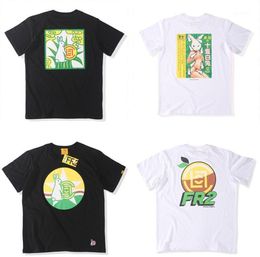 Embroidery Fxxking Rabbits T shirts Hip Hop Men Women Quality Casaul FR2 TShirts Fashion Cotton5736582