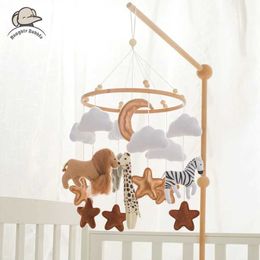 Mobiles# Baby Rattle Toy 0-12 Months Wooden Mobile On The Bed Newborn Music Box Bell Hanging Toys Holder Bracket Infant Crib Boy 40525