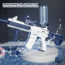 Gun Toys High performance water gun M416 with pistol perfect for beach and outdoor shooting games and swimming pool fun T240524