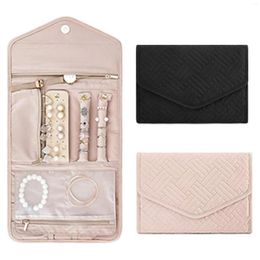 Jewelry Pouches 1pc Fashion Multifunctional Foldable Storage Bag Travel Portable Case For Bracelet Ring Necklaces Earring Watch