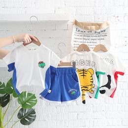 Clothing Sets Summer Baby Clothes Suit Children Boys Girls Cartoon T Shirt Shorts 2Pcs/sets Toddler Casual Infant Kids Tracksuits