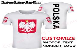 Poland Summer Custom Poles tshirt Men Sport t shirt DIY Tee POLSKA Emblem Shirts Personalised PL Country Polacy T shirt 2206163784839