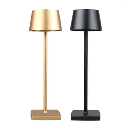 Table Lamps Cordless LED Desk Lamp Dinner Light Touchable Reading Rechargeable Bedside For Bar Club Restaurant Decoration