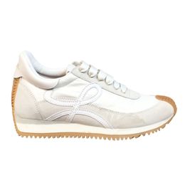 Men and women casual shoes in nylon and suede Lace up sneaker with a soft upper and honey rubber waves sole top cowhide shoes