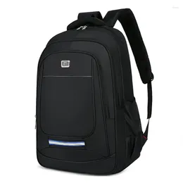 Backpack Large Capacity Waterproof Man Stylish Solid Colour School Bags Travel Backpacks Multi-functional Laptop Bag For Men