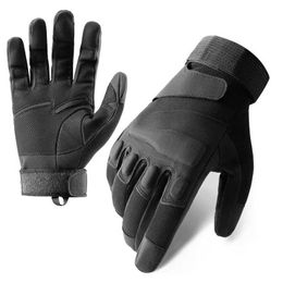 Спортивные перчатки тактические полные перчатки для пальцев мужчины, ездящие на велосипеде на открытые спортивные перчатки, стреляющие в мотоциклевые боевые перчатки для мотоциклов AirSoft Q240525