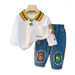 Clothing Sets Autumn Baby Girls Clothes Children Outfits Toddler Boys Fashion T-Shirt Pants 2Pcs/Set Infant Casual Costume Kids Tracksuits