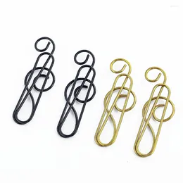 Hooks 20pcs Musical Note Hook Paper Clips Christmas Holiday Room Decor Wind Chime Hanging Accessory Book Pagination Office Clip Buckle