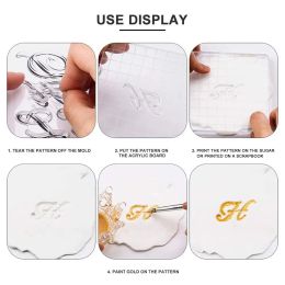 For Fun Silicone Transparent Letter Seal for DIY Clear Alphabet Decor Rubber Stamp Sheet Scrapbook Photo Album Paper Card Craft