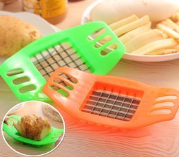 Creative Potato Chip Cutter Stainless Steel Cutter Potatoes Chips Chopper Vegetable Tools Kitchen Gadgets Accessories Whole7978359