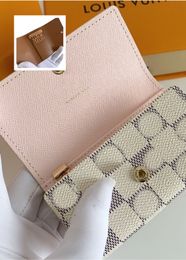 Men Key Wallet womens Leather Case Key Holder Coin Purse Multifunction Fashion Housekeeper Key Bag Organiser With box