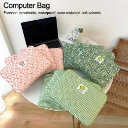 Flower Pattern Cute Shockproof Laptop Sleeve Case Bag 11 13 14 Inch for Macbook Ipad For Samsung Laptop and Tablet Pouch