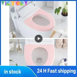 Toilet Seat Covers 38x40cm Portable Sanitary Pad Plastic Bathroom Mat Cushion Waterproof Wc Accessories Nordic