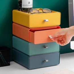 Storage Boxes Container Plastic Drawer Cabinet Box Office Desk Makeup Shelve Rack Desktop Cosmetic Organiser