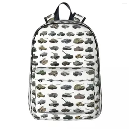 Backpack Various Tanks Backpacks Student Book Bag Shoulder Laptop Rucksack Waterproof Travel Children School