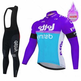 Cycling Jersey Sets Rompers Winter Cycling Jersey Set Outdoor Thermal Fleece Bicicleta Clothing Road Bike Shirt MTB Bicycle Uniform Rop Gcrl