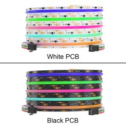 SPI RGB IC LED Light Strip WS2811 Addressable 720 576 LEDs Dream Colour DC 12V 24V High Denstity Flexible FOB COB Light Tape RA90