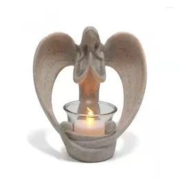 Candle Holders Retro Angle Pray Holder Nordic Home Decoration Decorative Stick Garden Decor Living Room Accessories
