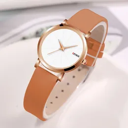 Relógios casuais de relógios casuais para mulheres, estilo minimalista, cinto de couro de luxo de luxo de luxo, relógios formais