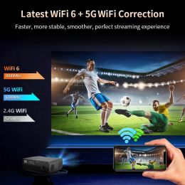 Projector 4k wifi Android 5G Full HD 1080P for home movie 15000 Lumen Video Projectors for Home Theatre Cinema Beamer 1400 ANSI