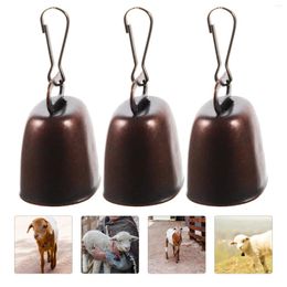 Party Supplies 3 Sets The Bell Animal Camping Hanging Neck Pet Anti-lost Metal Alarm Clock Miss