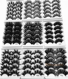 5PairPack 25mm Faux Mink Hair Lashes 3D Mink False Eyelashes Crisscross Thick 3D Eye Lashes Extension Handmade Eye Makeup Tools6801570