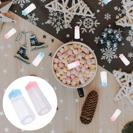 Gift Wrap 72 Pcs Small Bottle Decoration Baby Po Props Layout Shower Ornament Mini House Birthday Toy Bottles Infant Milk Feeding