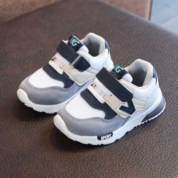 First Walkers Children Casual Shoes Baby Kids Boy Girl Hook-Loop Casual Shoes Rubber Comfy Toddler Fashion Anti slip Soft Sneakers 21-30 Size Q240525