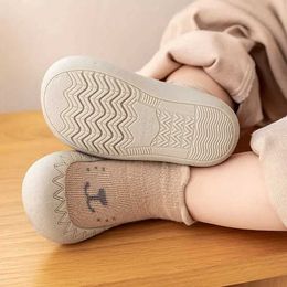 9G0P First Walkers Baby Socks Shoes Baby Cute Cartoon baby Boys Shoes Soft Rubber Soles Childrens Floor Sports Shoes d240527