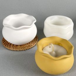 Fish Tank Candle Jar Silicone Mould DIY Succulent Flower Pot Vase Jewellery Storage Box Concrete Resin Plaster Mould Home Decor