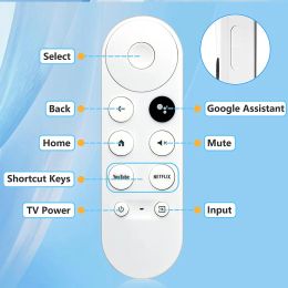 SMYTH New Bluetooth Voice Remote Control G9N9N For 2020 Google TV Chromecast 4K Snow Box Controller GA01919/20/23 With Voice